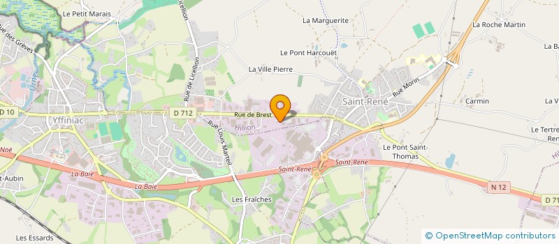 localisation de l'entreprise KLG DRIVE  HILLION