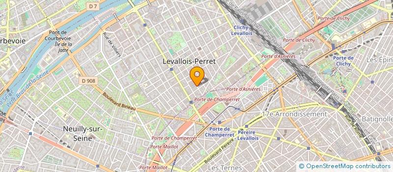 localisation de l'entreprise KLGC INVEST à LEVALLOIS-PERRET