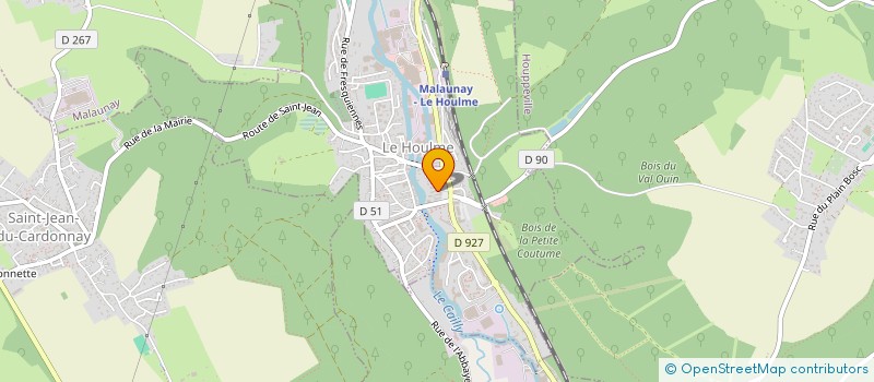 localisation de l'entreprise KLH  LE HOULME