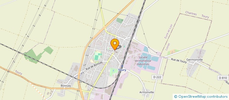 localisation de l'entreprise KLIC SERVICE à TOURY
