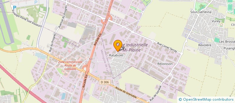 localisation de l'entreprise KLICAR à GENAS