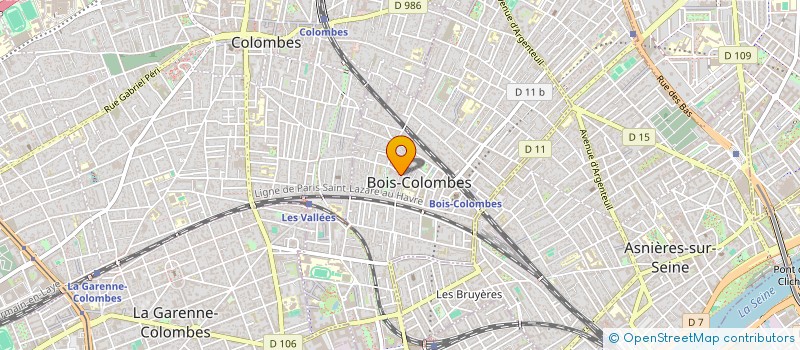 localisation de l'entreprise KLICAT à BOIS-COLOMBES