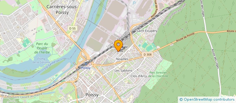 localisation de l'entreprise KLIK AUTOS  POISSY