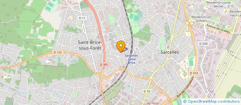 localisation de l'entreprise KLIK SOLUTION à SAINT-BRICE-SOUS-FORET