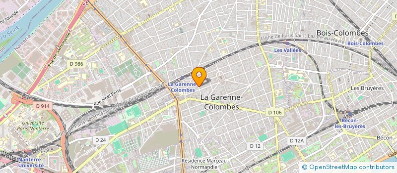 localisation de l'entreprise KLIMA SHELTER à LA GARENNE-COLOMBES