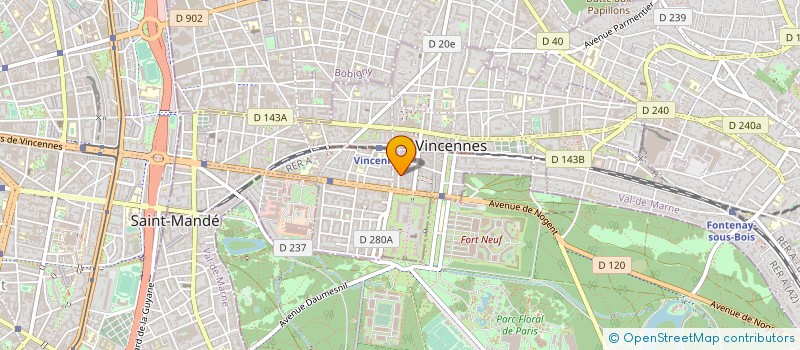 localisation de l'entreprise KLIMATIC à VINCENNES