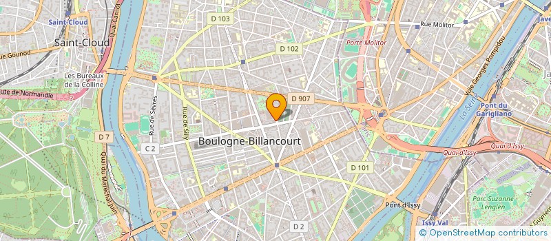 localisation de l'entreprise KLIMT  BOULOGNE-BILLANCOURT
