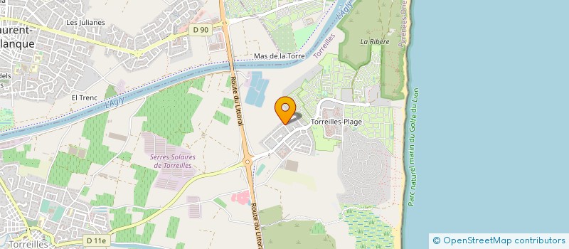 localisation de l'entreprise KLIN'RENOV à TORREILLES