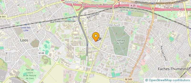 localisation de l'entreprise KLINA à LILLE