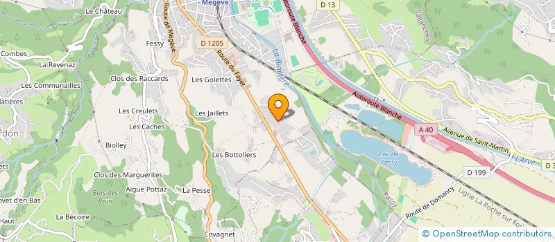 localisation de l'entreprise KLINE à SALLANCHES