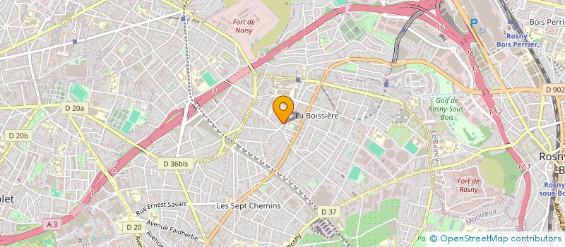 localisation de l'entreprise KLINEN à MONTREUIL