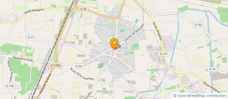 localisation de l'entreprise KLINERS GRAND SUD  ROGNONAS