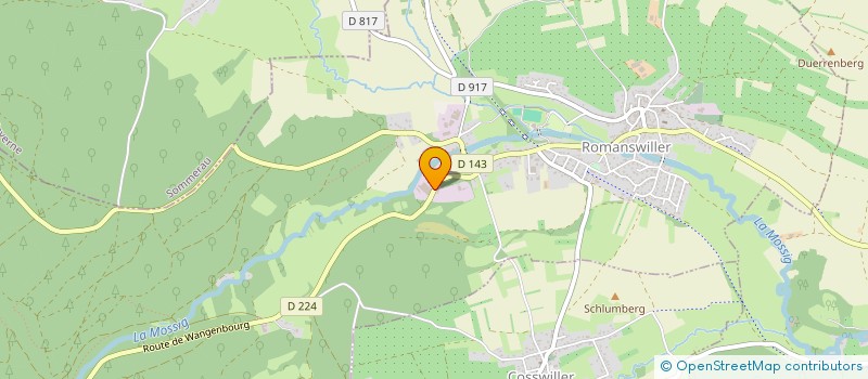 localisation de l'entreprise KLING ET COMPAGNIE à ROMANSWILLER
