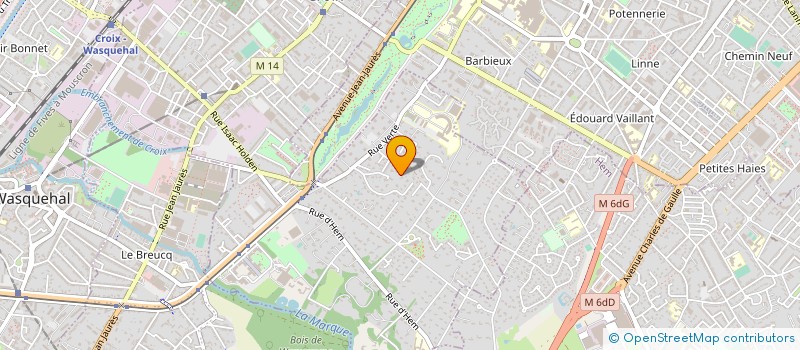 localisation de l'entreprise KLINGANDE MUSIC  CROIX