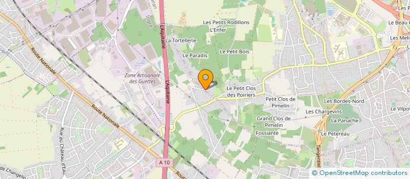 localisation de l'entreprise KLINGEMANN & HUET SARL à SARAN