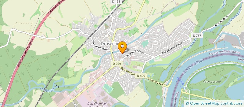 localisation de l'entreprise KLINGER ET FILS SARL à DRUSENHEIM