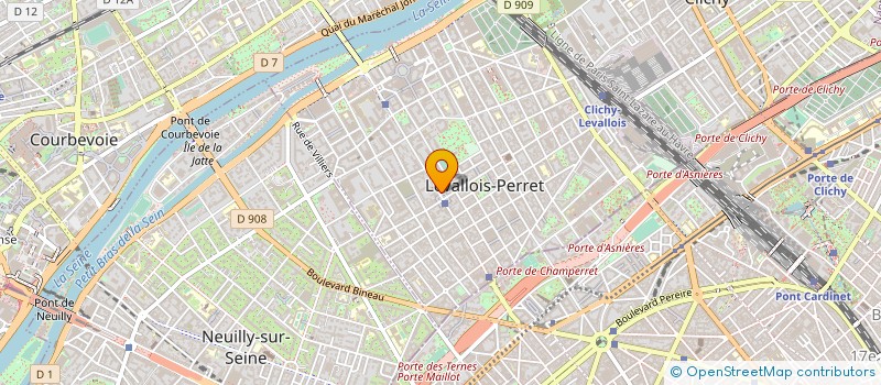localisation de l'entreprise KLINT à LEVALLOIS-PERRET