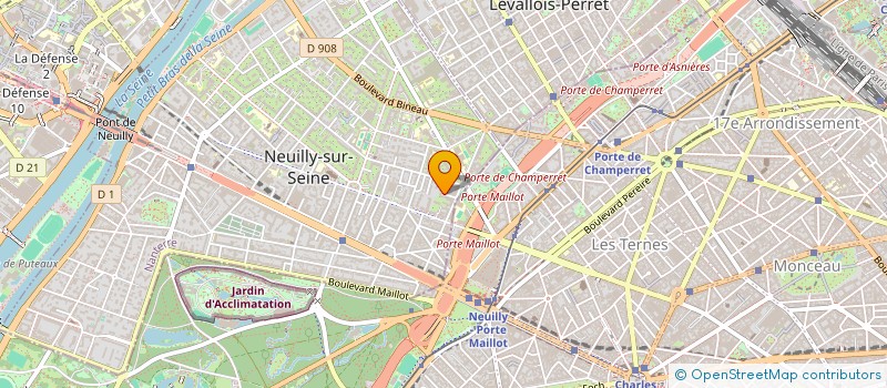 localisation de l'entreprise KLINTEL à NEUILLY-SUR-SEINE