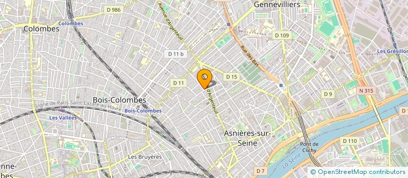 localisation de l'entreprise KLIP KLAP PRODUCTION ET ANIMATION  ASNIERES-SUR-SEINE