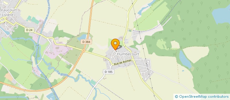 localisation de l'entreprise KLISING ELEC à HUMBECOURT