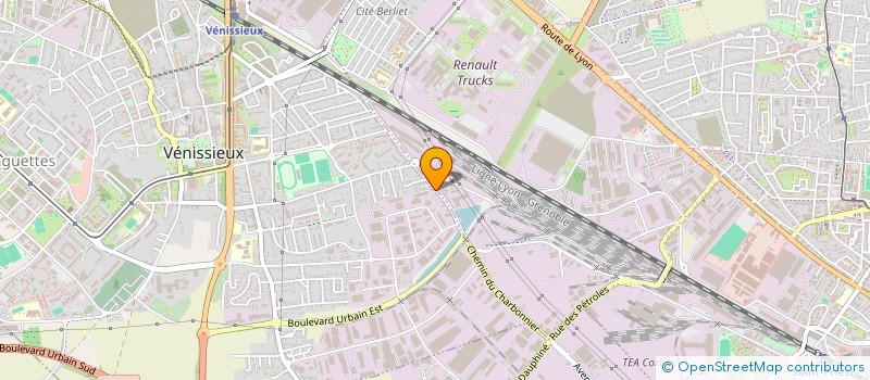 localisation de l'entreprise KLITEAM à CORBAS