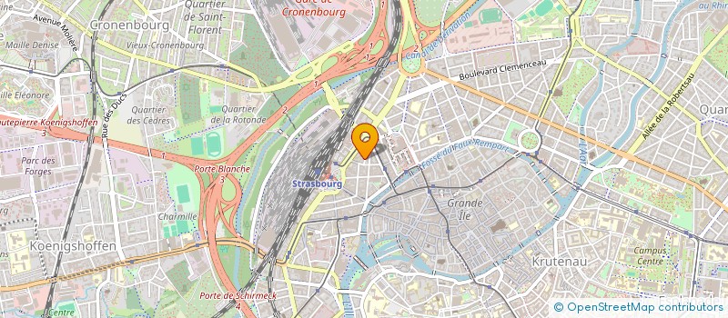 localisation de l'entreprise KLJ à STRASBOURG