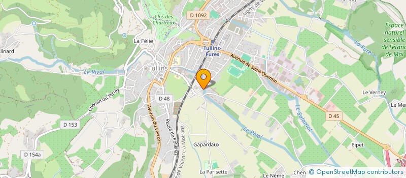 localisation de l'entreprise KLJ  TULLINS