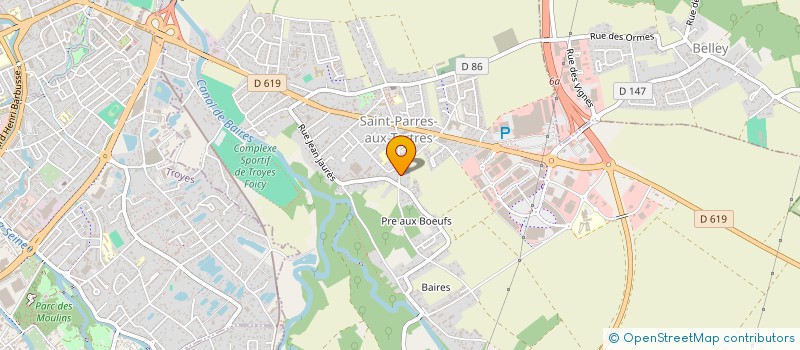 localisation de l'entreprise KLJAJIC-TANG ET FILS  SAINT-PARRES-AUX-TERTRES