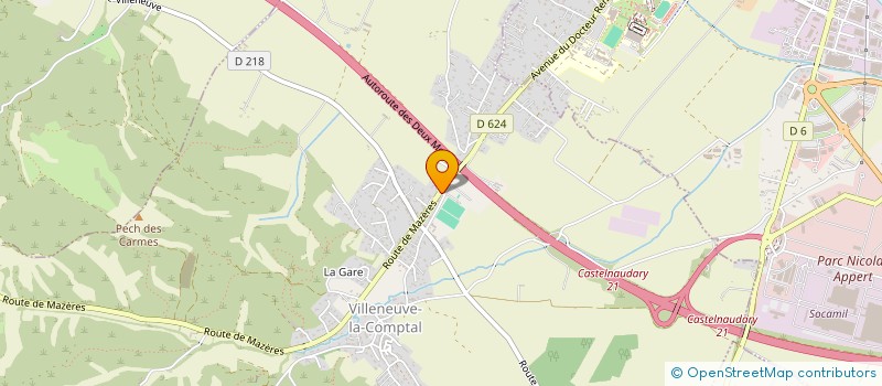 localisation de l'entreprise KLK  VILLENEUVE-LA-COMPTAL