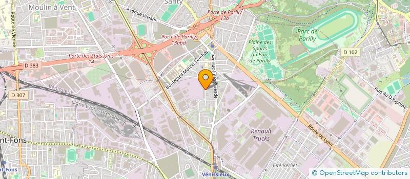 localisation de l'entreprise KLK COIFFURE & ESTHETIQUE  ST PRIEST