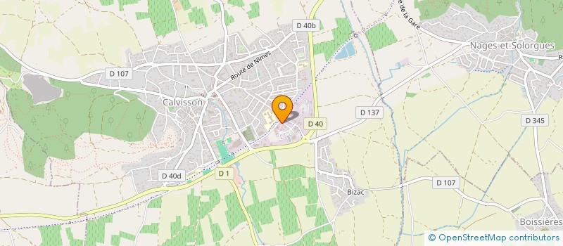 localisation de l'entreprise KLLJ GOURMET  CALVISSON