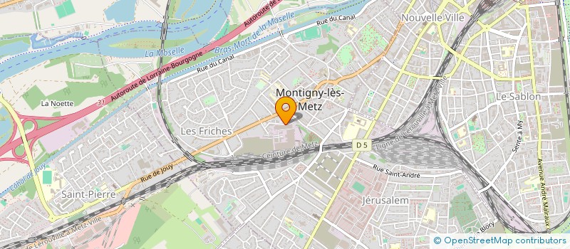 localisation de l'entreprise KLM à MONTIGNY-LES-METZ