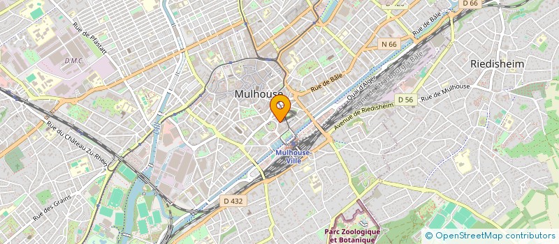 localisation de l'entreprise KLM  MULHOUSE