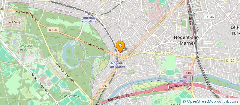 localisation de l'entreprise KLM DISTRIB à NOGENT-SUR-MARNE