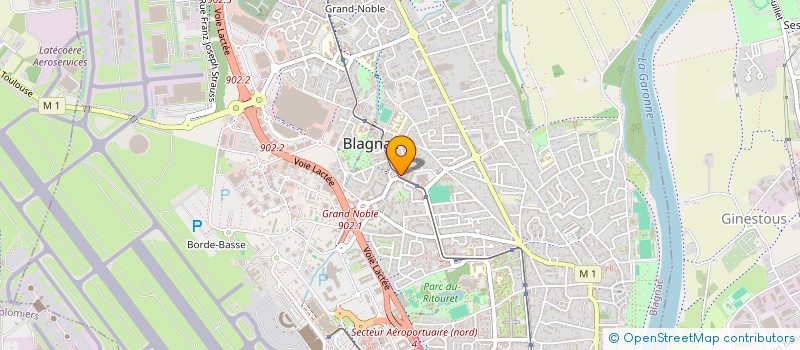 localisation de l'entreprise KLM DISTRIBUTION  BLAGNAC