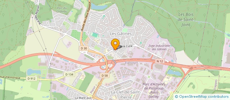 localisation de l'entreprise KLM PARTNERS à PLAISIR