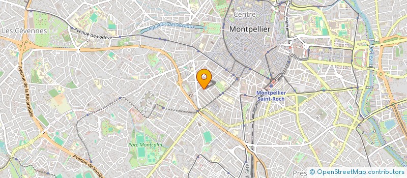 localisation de l'entreprise KLM TRANSPORT  MONTPELLIER