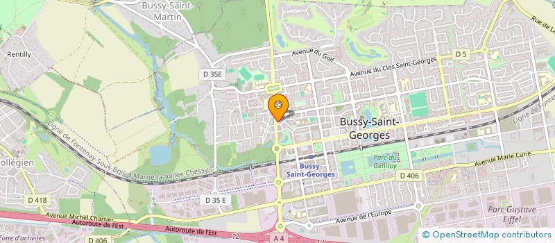 localisation de l'entreprise KLM VTC  BUSSY-SAINT-GEORGES