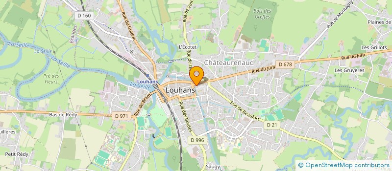 localisation de l'entreprise KLMA MORGAYEN à LOUHANS