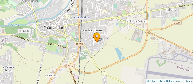 localisation de l'entreprise KLMA SERVICES PLOMBERIE à CHATEAUDUN