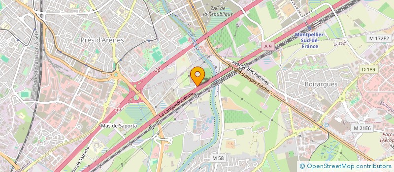 localisation de l'entreprise KLMAUTO 34 à MONTPELLIER