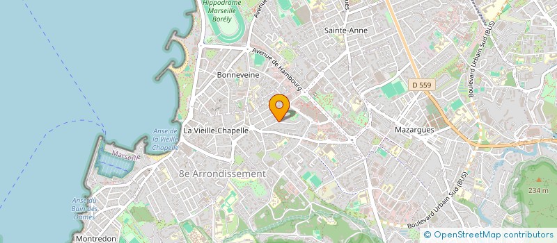 localisation de l'entreprise KLMG  MARSEILLE 8EME