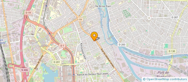 localisation de l'entreprise KLMN SARL  CRETEIL