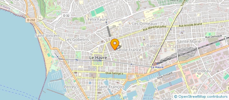 localisation de l'entreprise KLMS à LE HAVRE