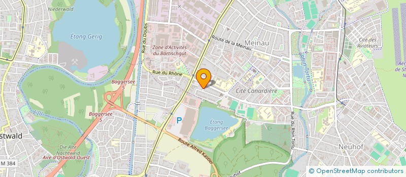 localisation de l'entreprise KLN à STRASBOURG