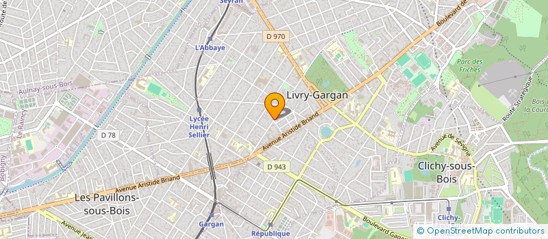 localisation de l'entreprise KLN  LIVRY-GARGAN