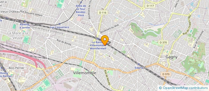 localisation de l'entreprise KLN FINANCE à VILLEMOMBLE