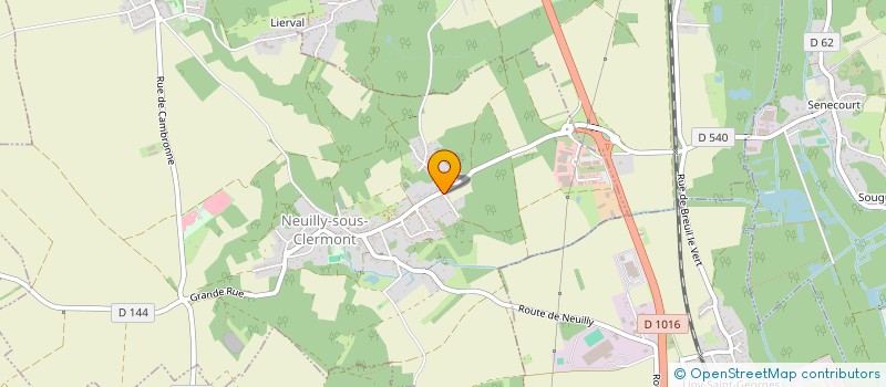 localisation de l'entreprise KLN IMMO 60  NEUILLY-SOUS-CLERMONT
