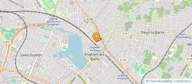 localisation de l'entreprise KLNH  ENGHIEN-LES-BAINS