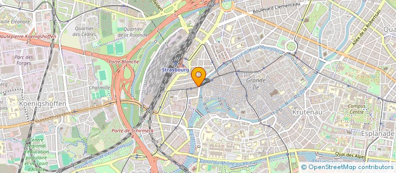localisation de l'entreprise KLNS  STRASBOURG
